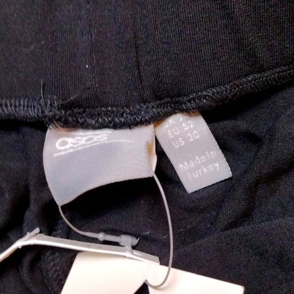 Asos Curve black fringe pants - Picture 5 of 6